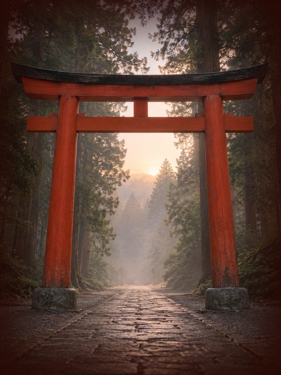 日本の神社の鳥居